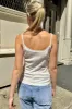 Skylar Floral Eyelet Lace Tank sold by Brandy Melville