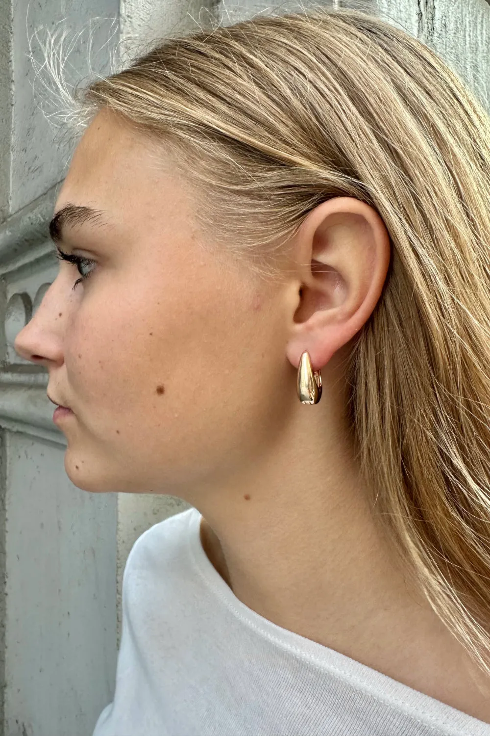 Gold Hoop Earrings sold by Brandy Melville