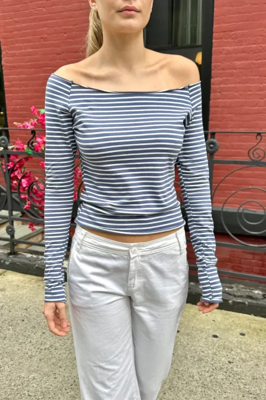 Bonnie Striped Top sold by Brandy Melville