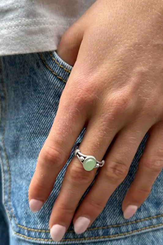 Green Oval Ring sold by Brandy Melville