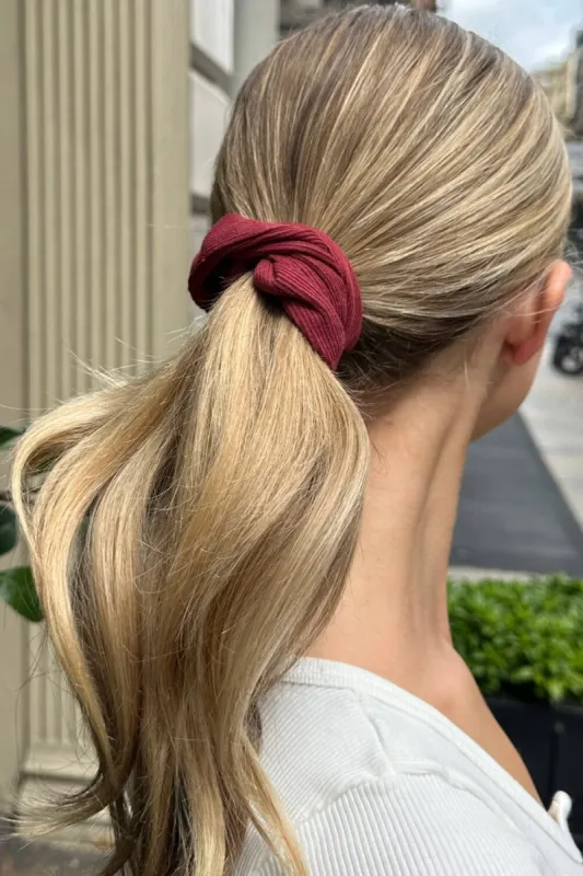 Ribbed Scrunchie sold by Brandy Melville