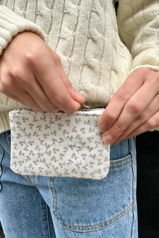 Floral Coin Purse sold by Brandy Melville