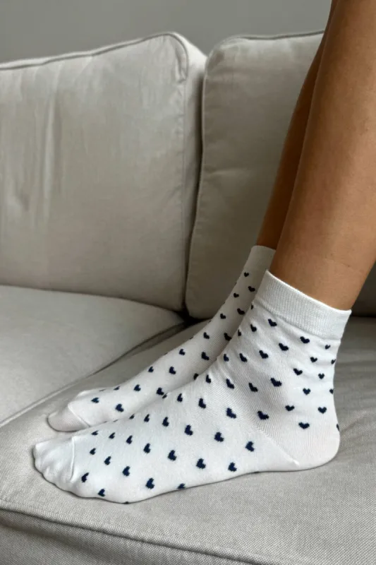 Heart Socks sold by Brandy Melville