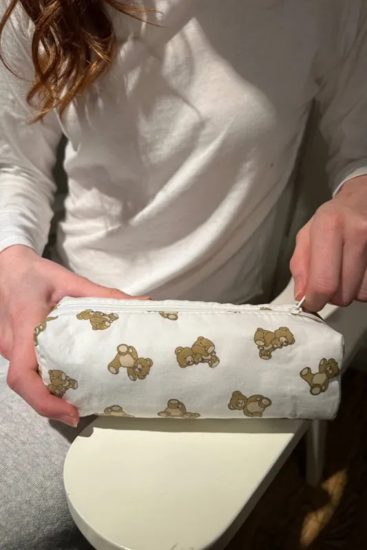 Teddy Bear Makeup Bag sold by Brandy Melville