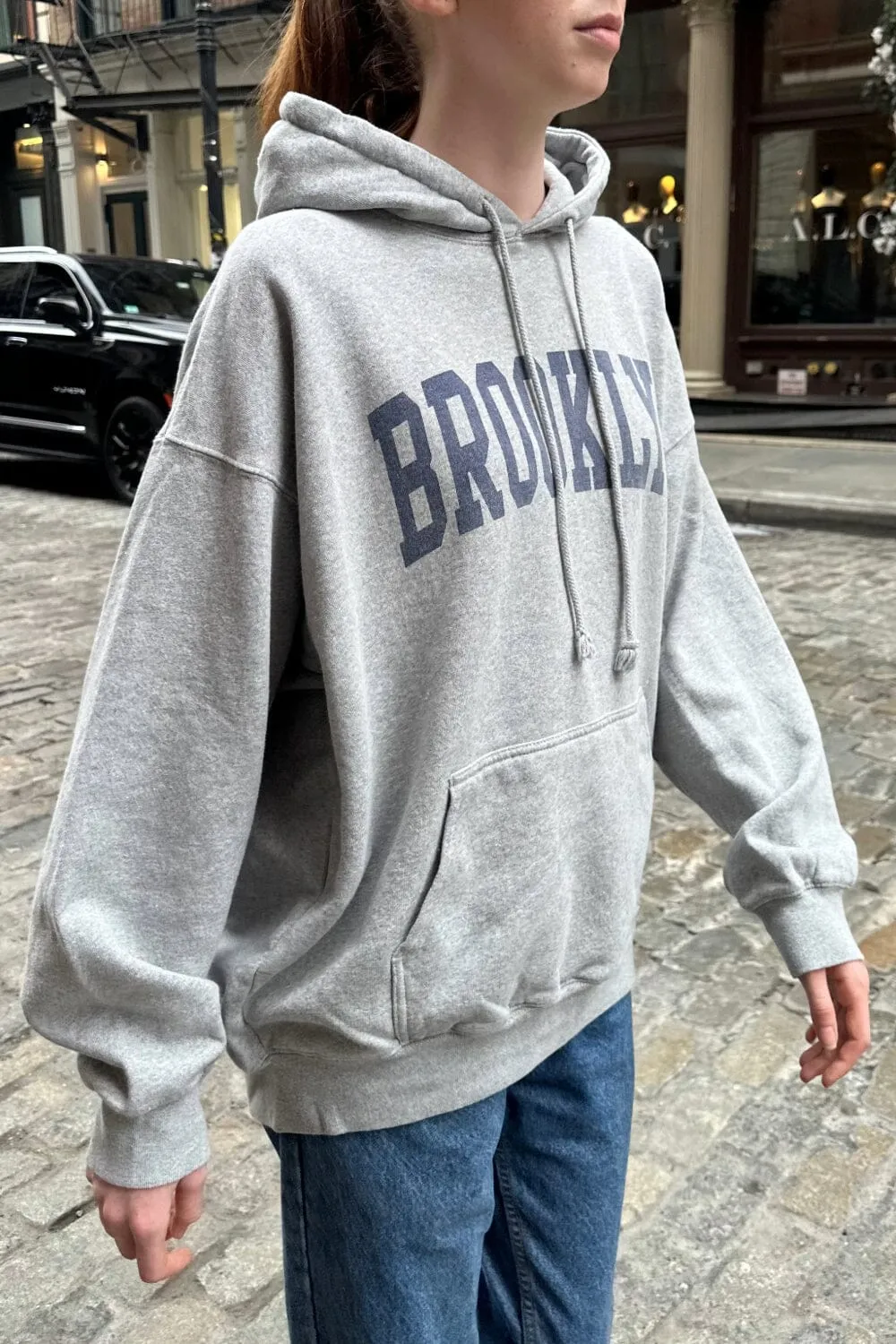 Brooklyn Hoodie sold by Brandy Melville product image thumbnail 2