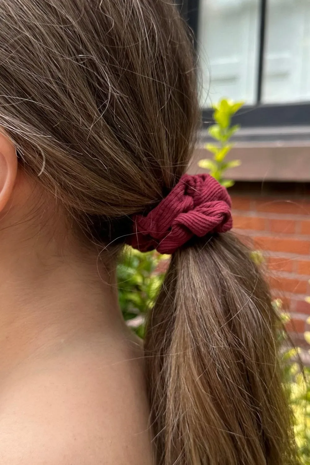 Ribbed Scrunchie sold by Brandy Melville