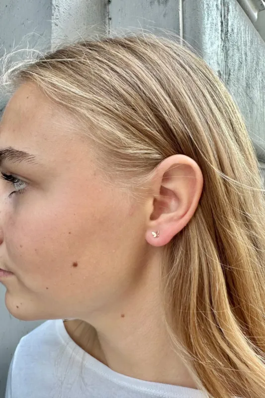 Gold Butterfly Earrings made by Brandy Melville