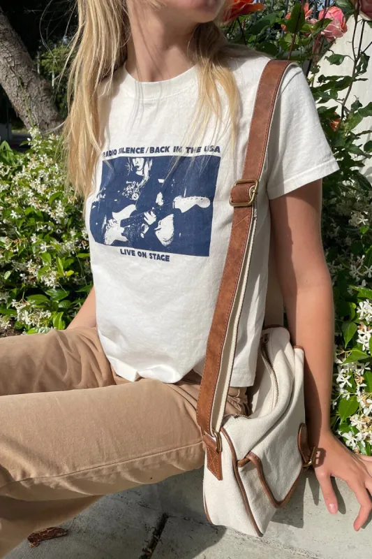 Chloe Back In The USA Top Live Top sold by Brandy Melville
