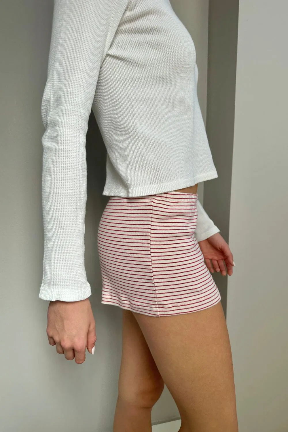 Emery Striped Shorts sold by Brandy Melville product image thumbnail 4