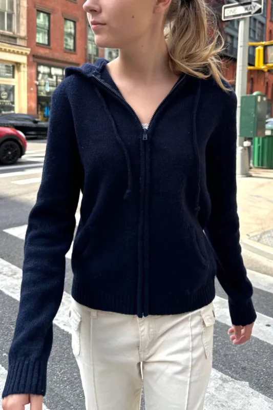Alana Wool Zip-up Sweater sold by Brandy Melville