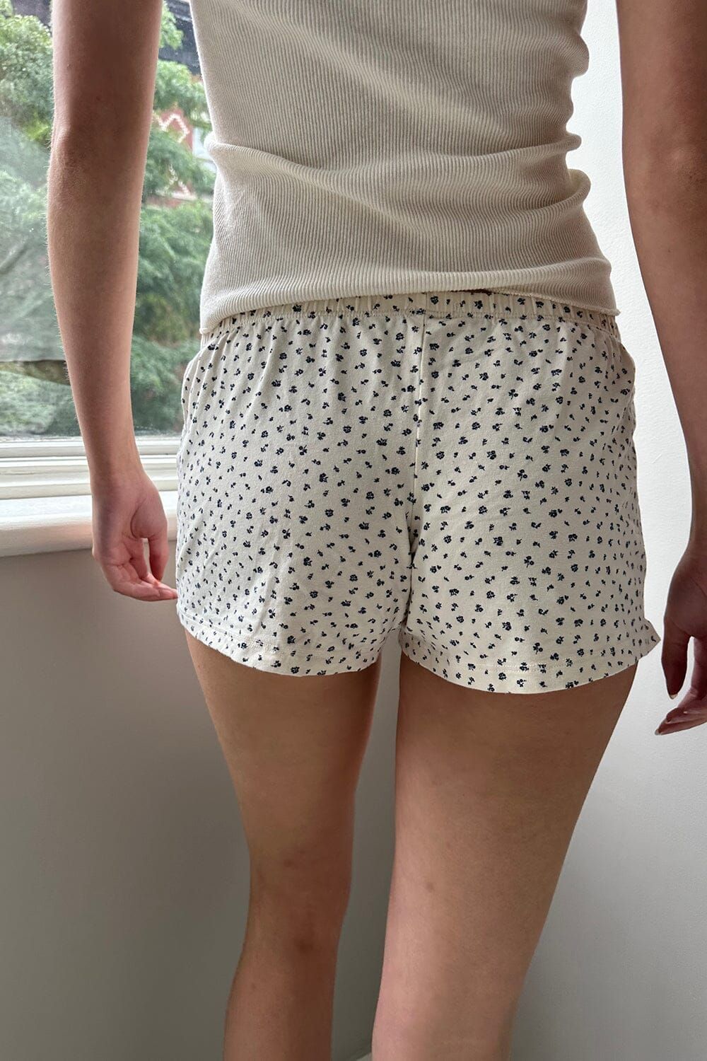 Keira Floral Sweatshorts sold by Brandy Melville product image thumbnail 3