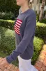 Nico American Flag Sweater sold by Brandy Melville
