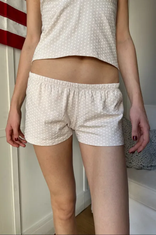 Emery Heart Sweatshorts sold by Brandy Melville