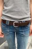Faux Leather Buckle Belt sold by Brandy Melville