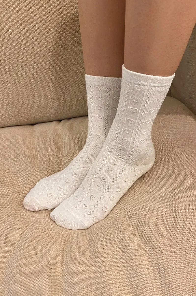 Hearts Socks sold by Brandy Melville product image thumbnail 2