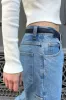 Faux Leather Buckle Belt sold by Brandy Melville