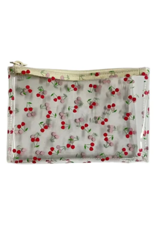 Cherry Makeup Bag sold by Brandy Melville