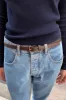 Faux Leather Buckle Belt sold by Brandy Melville