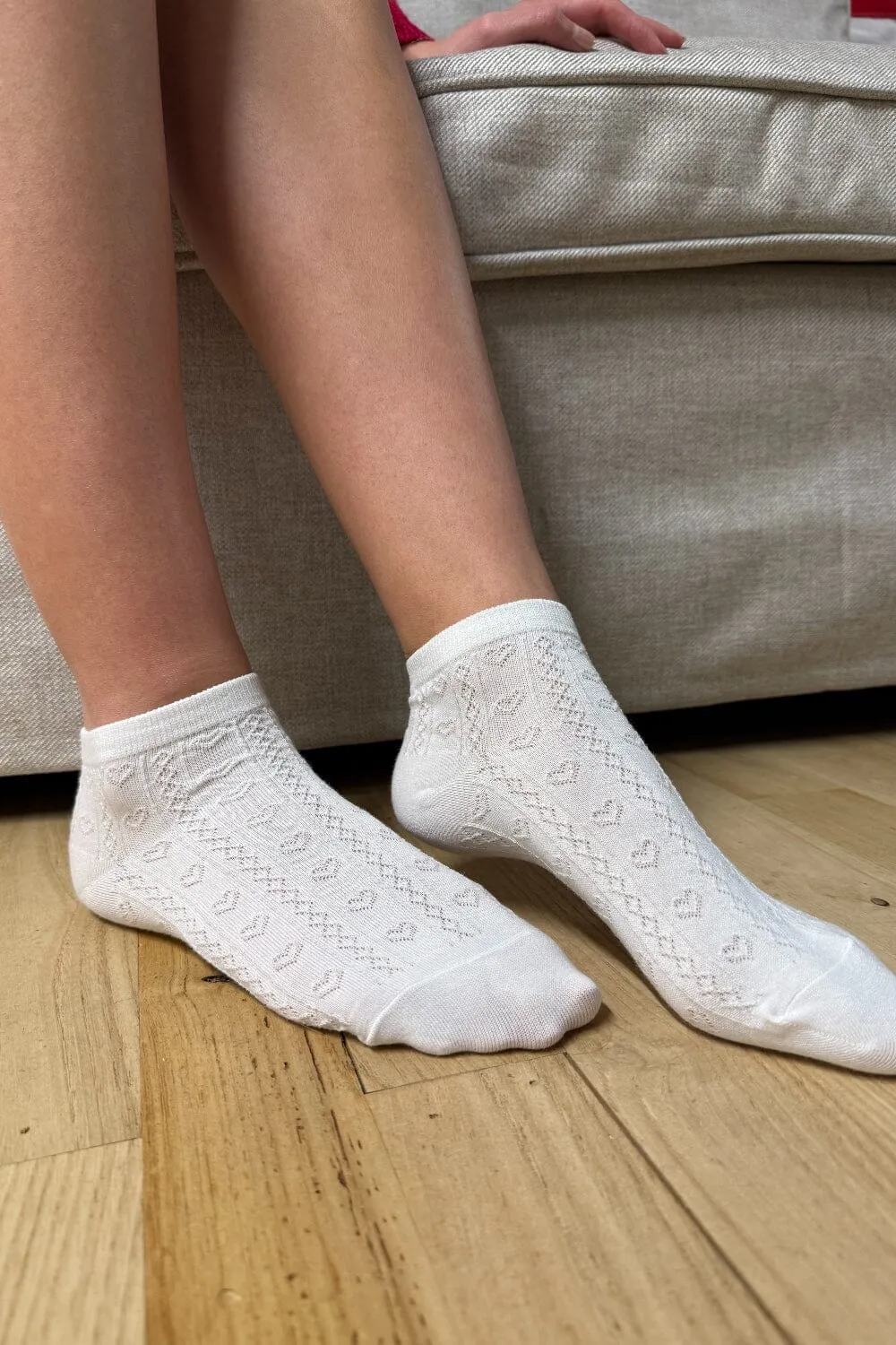Hearts Socks sold by Brandy Melville product image thumbnail 2