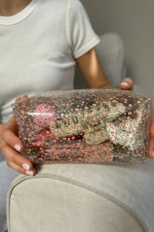 Floral Makeup Bag sold by Brandy Melville