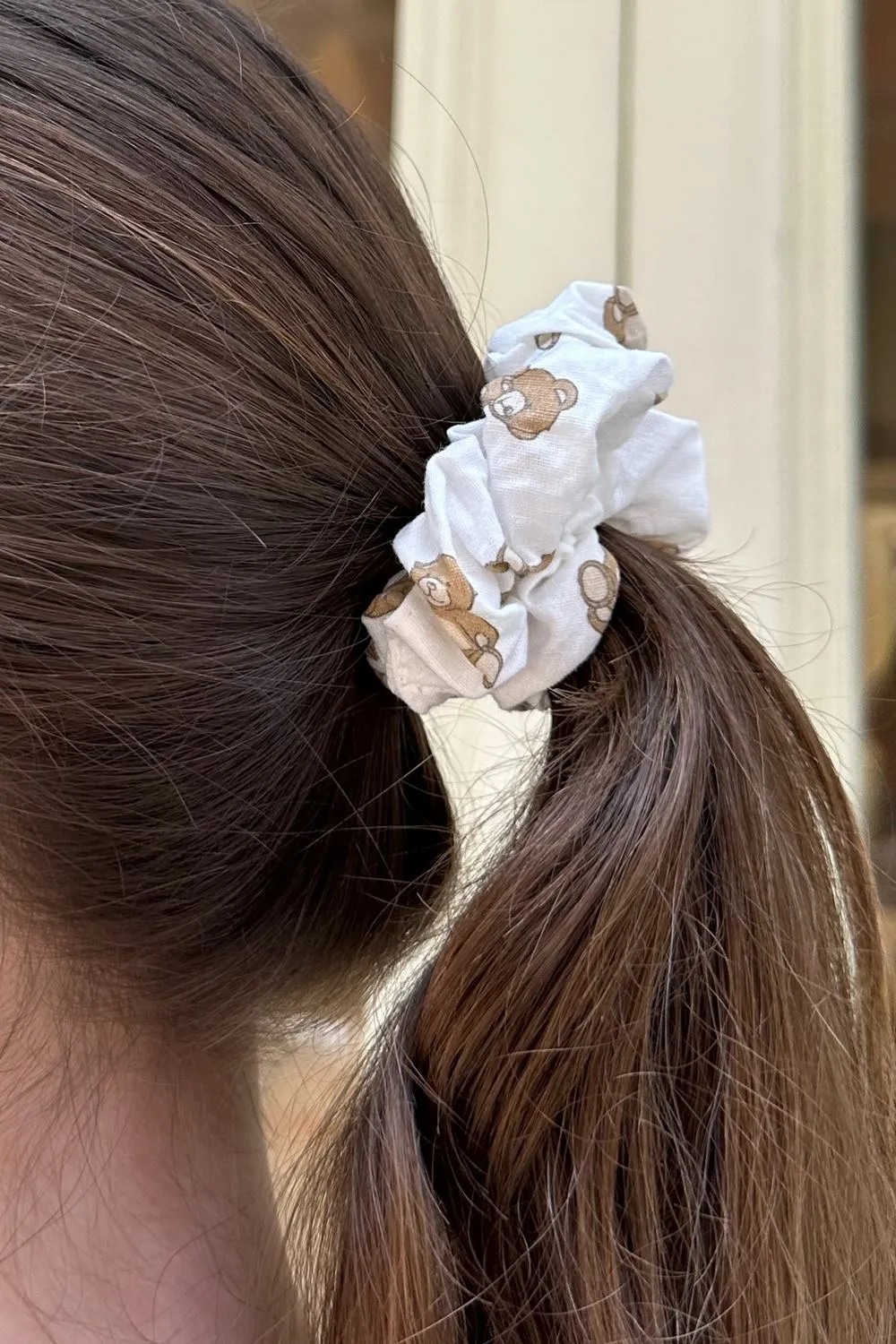 Teddy Scrunchie sold by Brandy Melville