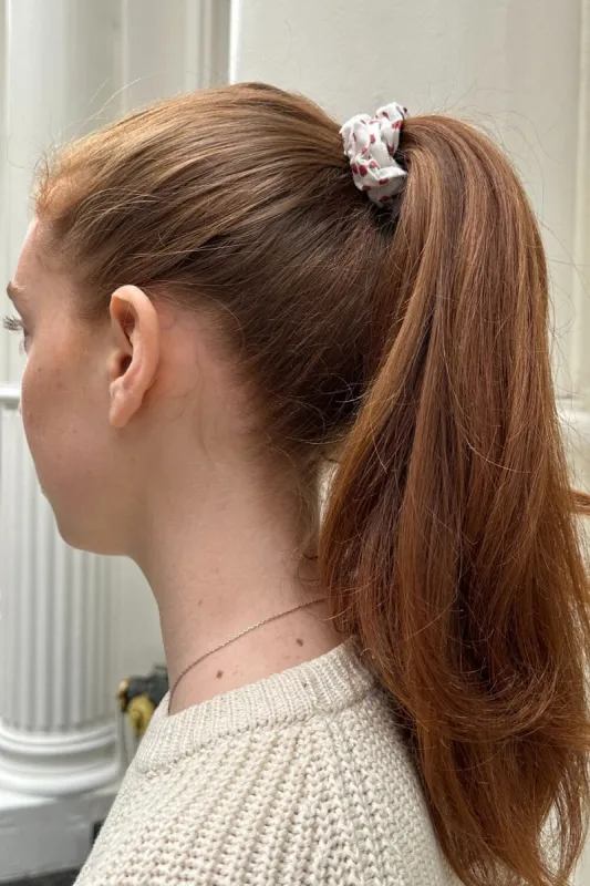 Strawberry Scrunchie sold by Brandy Melville