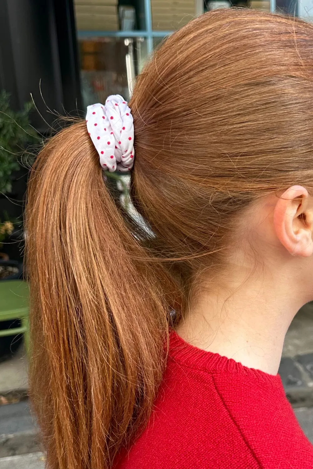 Polka Dots Scrunchie sold by Brandy Melville product image thumbnail 2