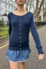 Zoe Cable Knit Cardigan sold by Brandy Melville