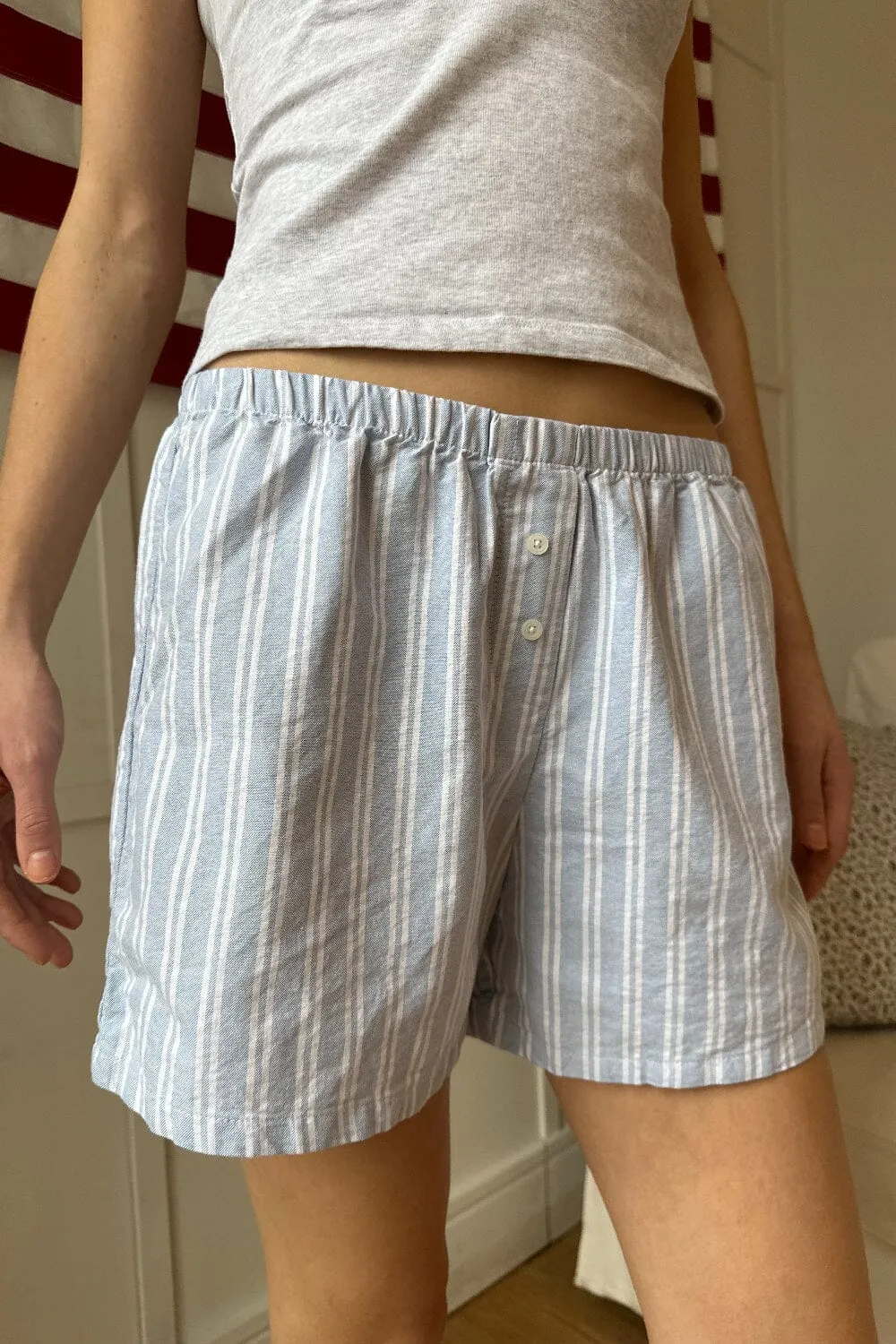 Keira Long Striped Boxer Shorts sold by Brandy Melville product image thumbnail 2
