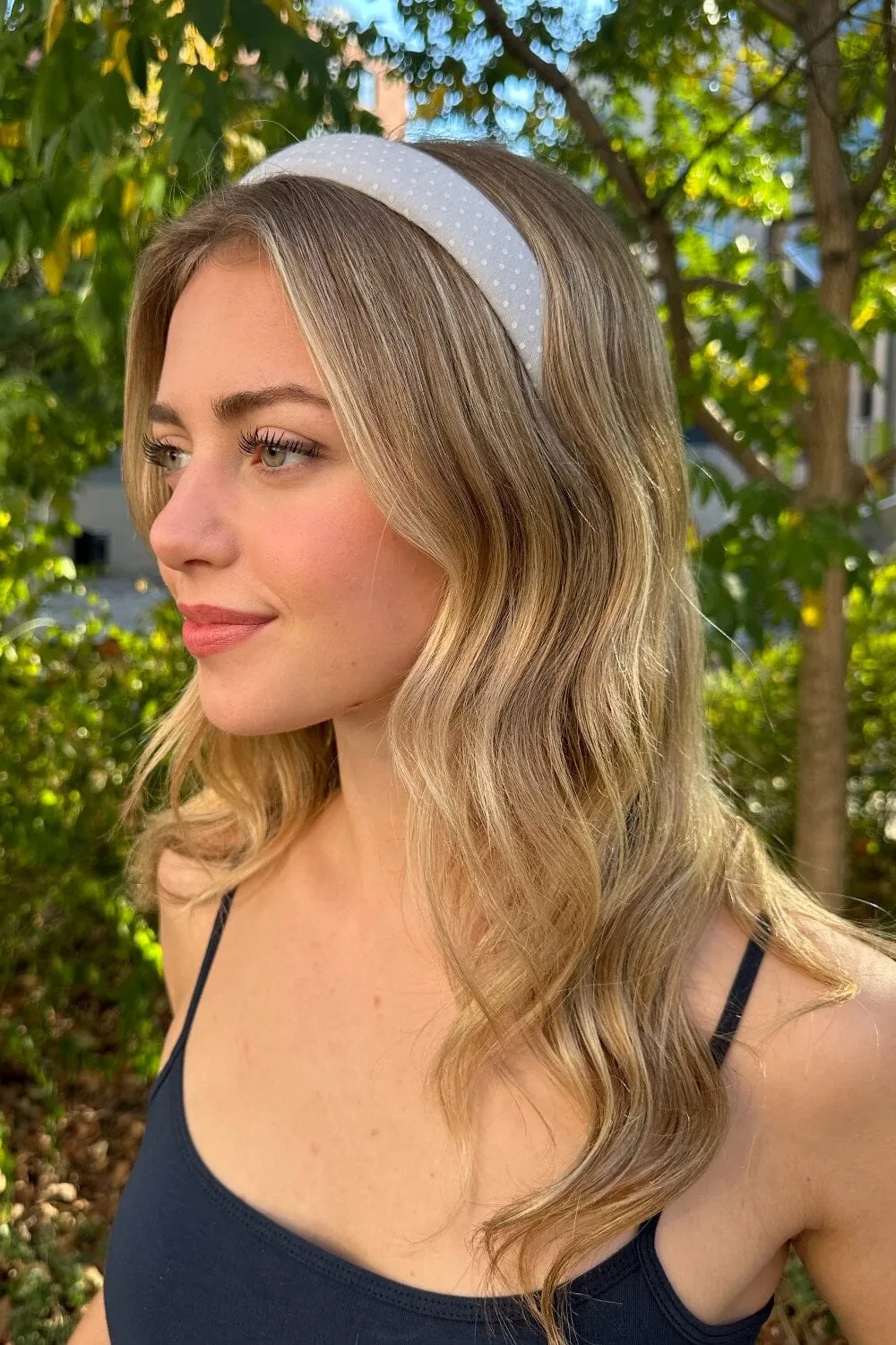 Polka Dots Headband sold by Brandy Melville