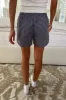 Keira Long Gingham Boxer Shorts sold by Brandy Melville
