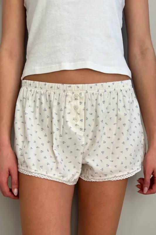 Keira Floral Boxer Shorts sold by Brandy Melville