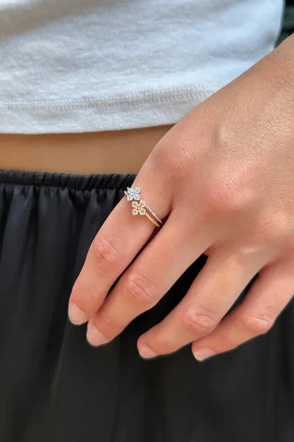Gold Silver Set Ring sold by Brandy Melville product image thumbnail 2