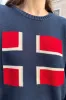 Nico Norwegian Flag Sweater sold by Brandy Melville