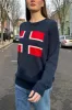 Nico Norwegian Flag Sweater sold by Brandy Melville