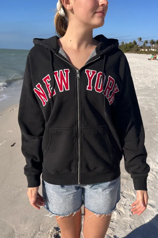 Christy New York Hoodie sold by Brandy Melville
