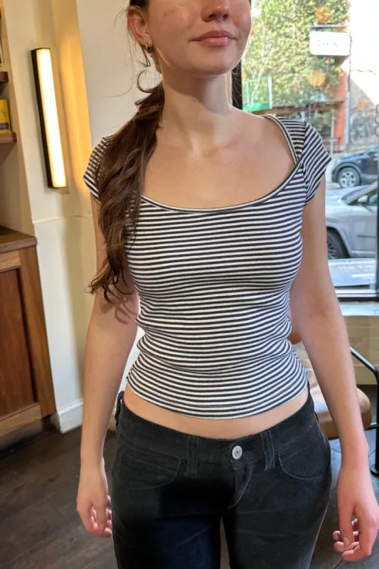Ella Striped Top sold by Brandy Melville