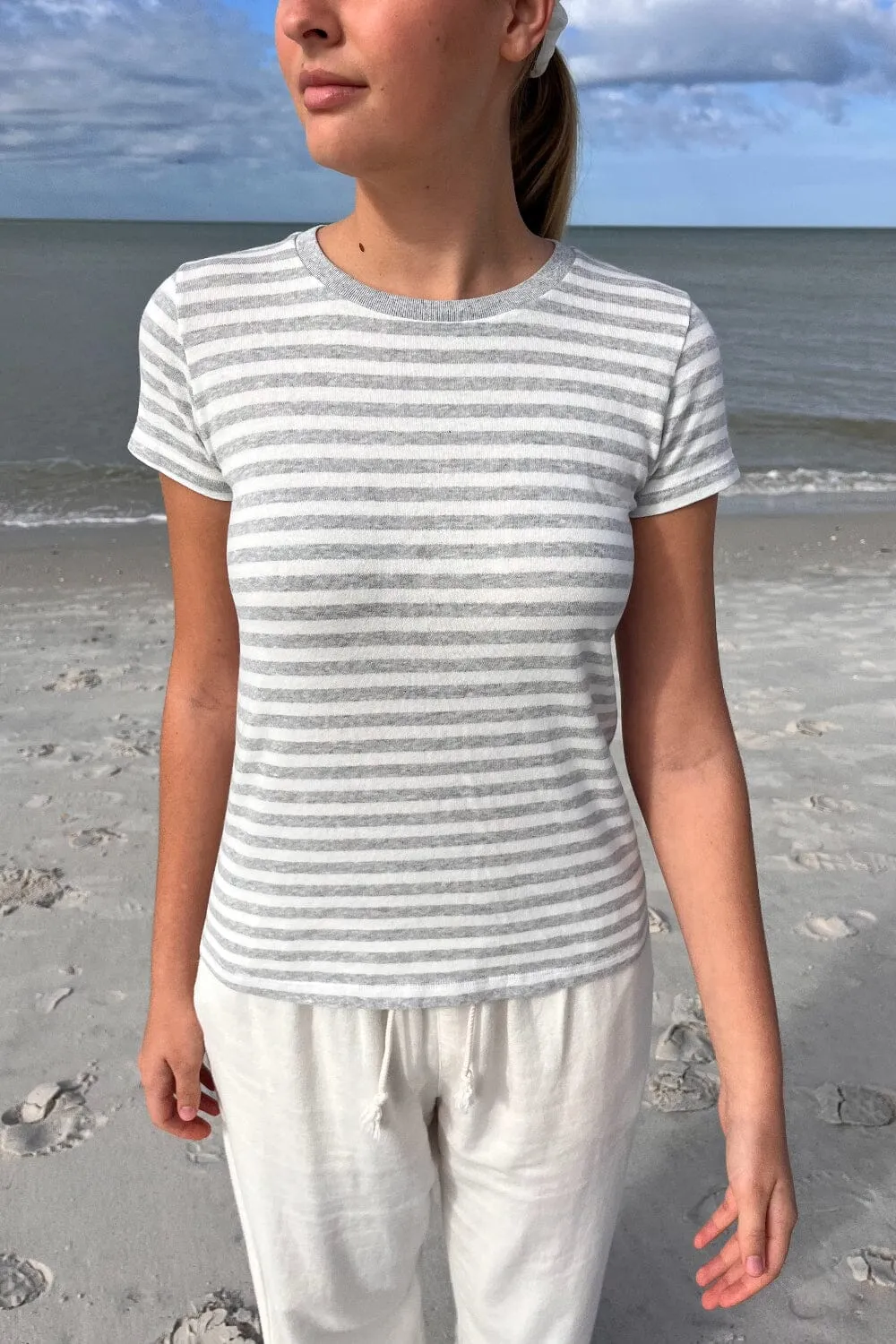 Chloe Striped Top sold by Brandy Melville