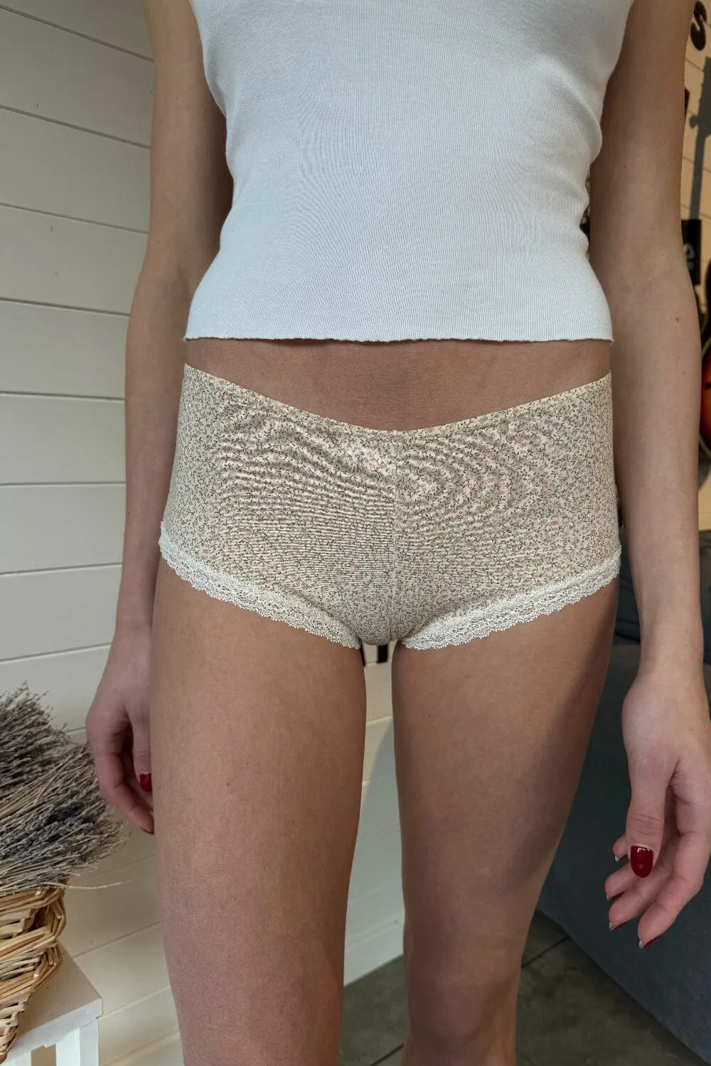 Floral Hipster Underwear sold by Brandy Melville