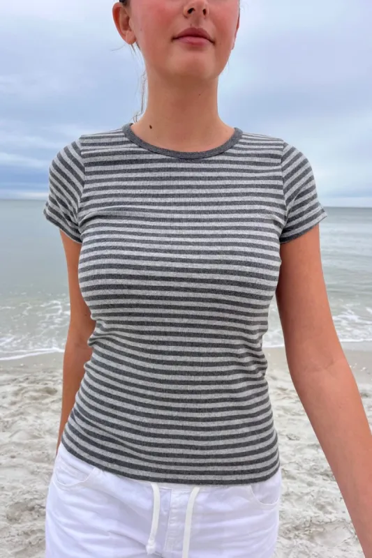 Halie Striped Top sold by Brandy Melville