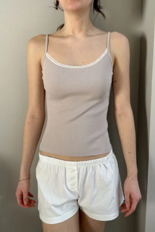 Skylar Lace Tank sold by Brandy Melville