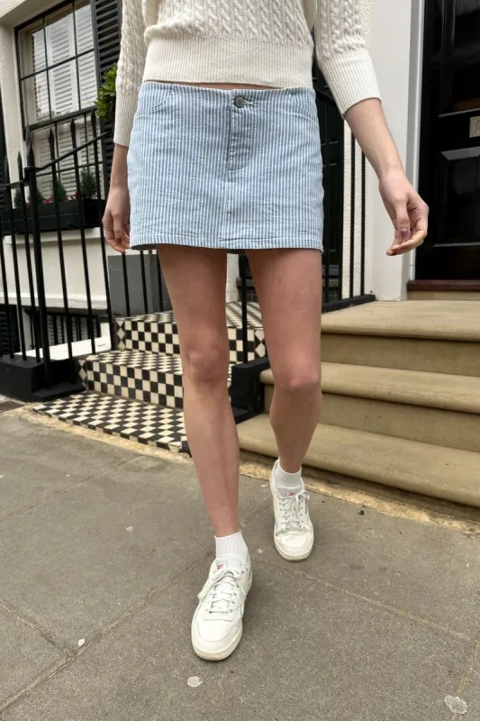 Julie Striped Mini Skirt sold by Brandy Melville