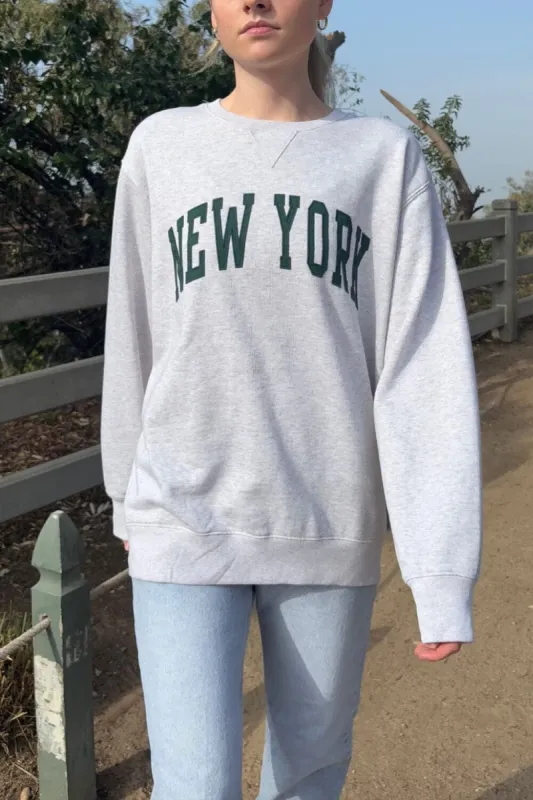 Erica New York Sweatshirt sold by Brandy Melville