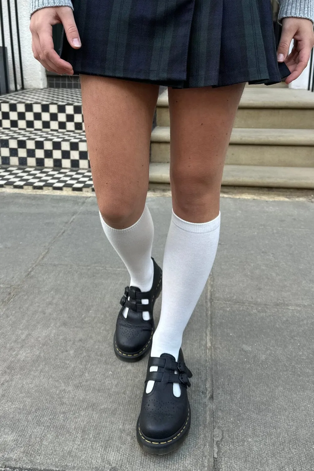 White Knee Socks sold by Brandy Melville