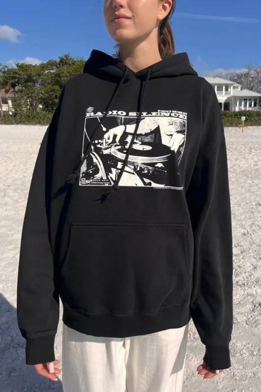 Radio Silence Hoodie sold by Brandy Melville