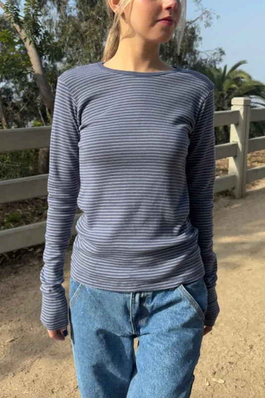 Leah Stripe Top sold by Brandy Melville