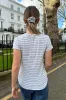 Hailie Long Striped Top sold by Brandy Melville