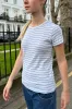 Hailie Long Striped Top sold by Brandy Melville