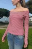 Bonnie Striped Top sold by Brandy Melville