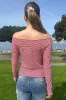 Bonnie Striped Top sold by Brandy Melville